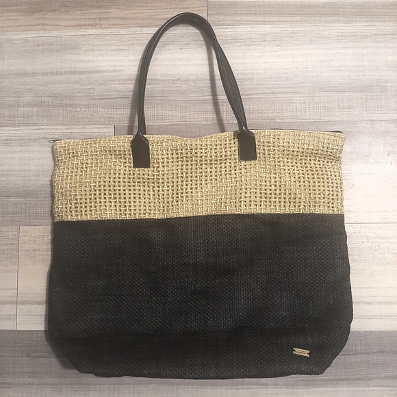 La Vie en Rose large beach bag